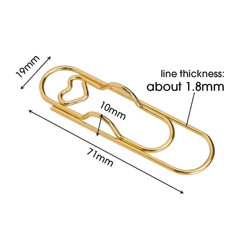 5 шт. металлические зажимы для держателя ручек портативные фиксации бумаги