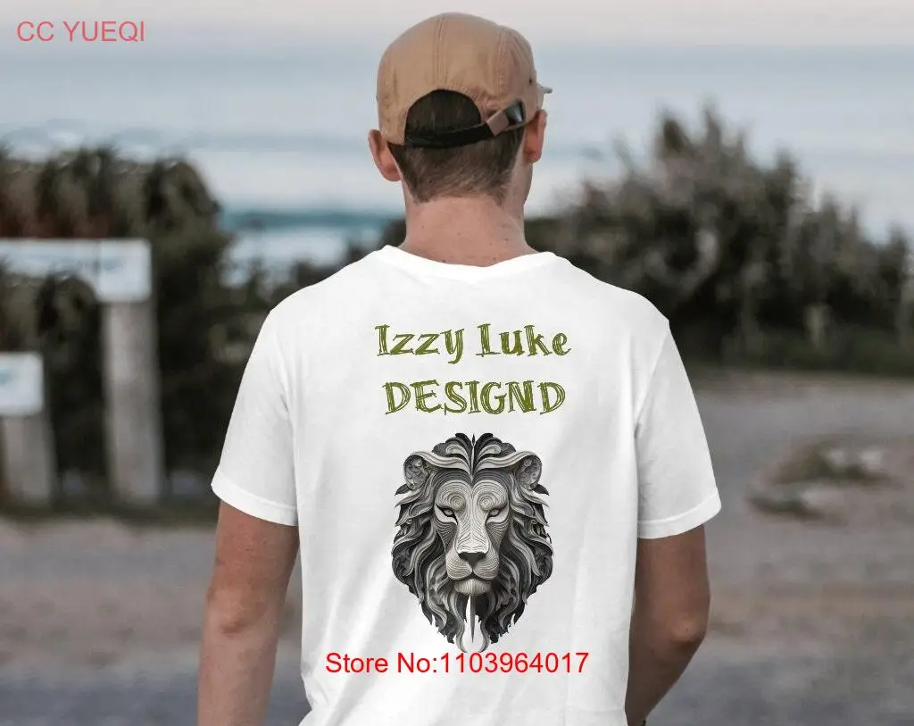 Izzy Luke Design Logo T Shirt Premium Heavyweight 100 USA Cotton Men's long or short sleeves