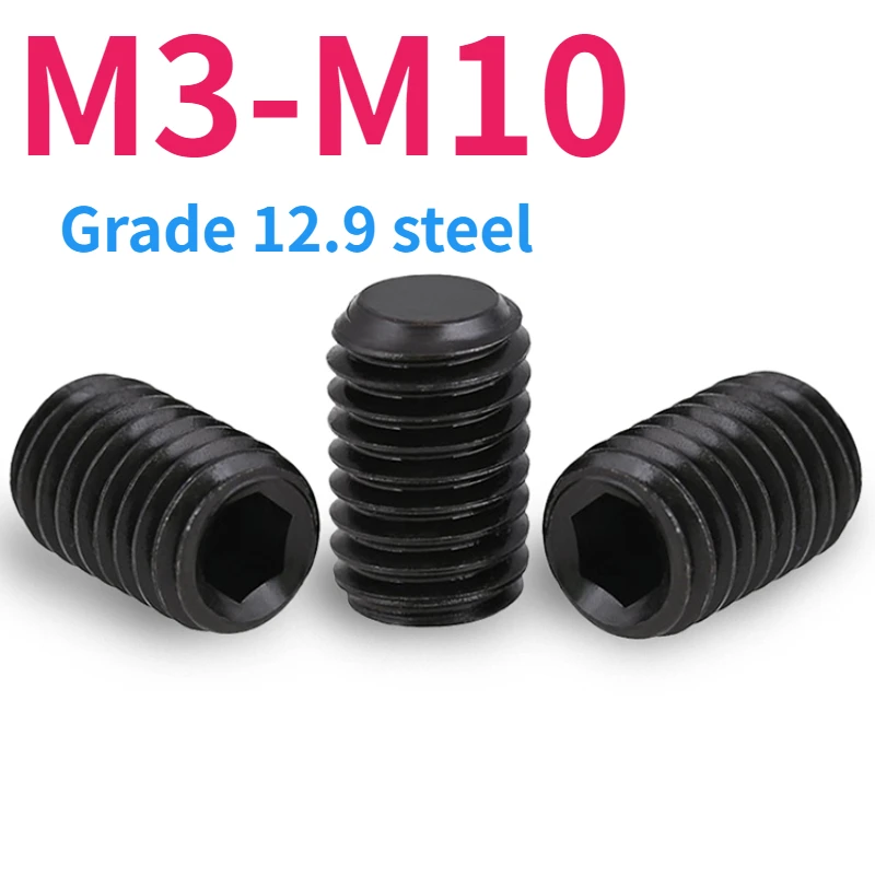 

Стальные шестигранные плоские винты класса 12.9 M3 M4 M5 M6 M8 M10