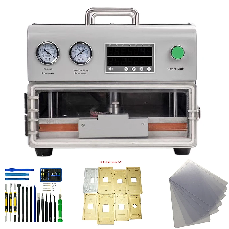 13 Inch LY-X13 Single OCA Laminating Machine Laminate Size for IPAD PRO 12.9’’ Need with Air Compressor Vacuum Pump 220V 110V