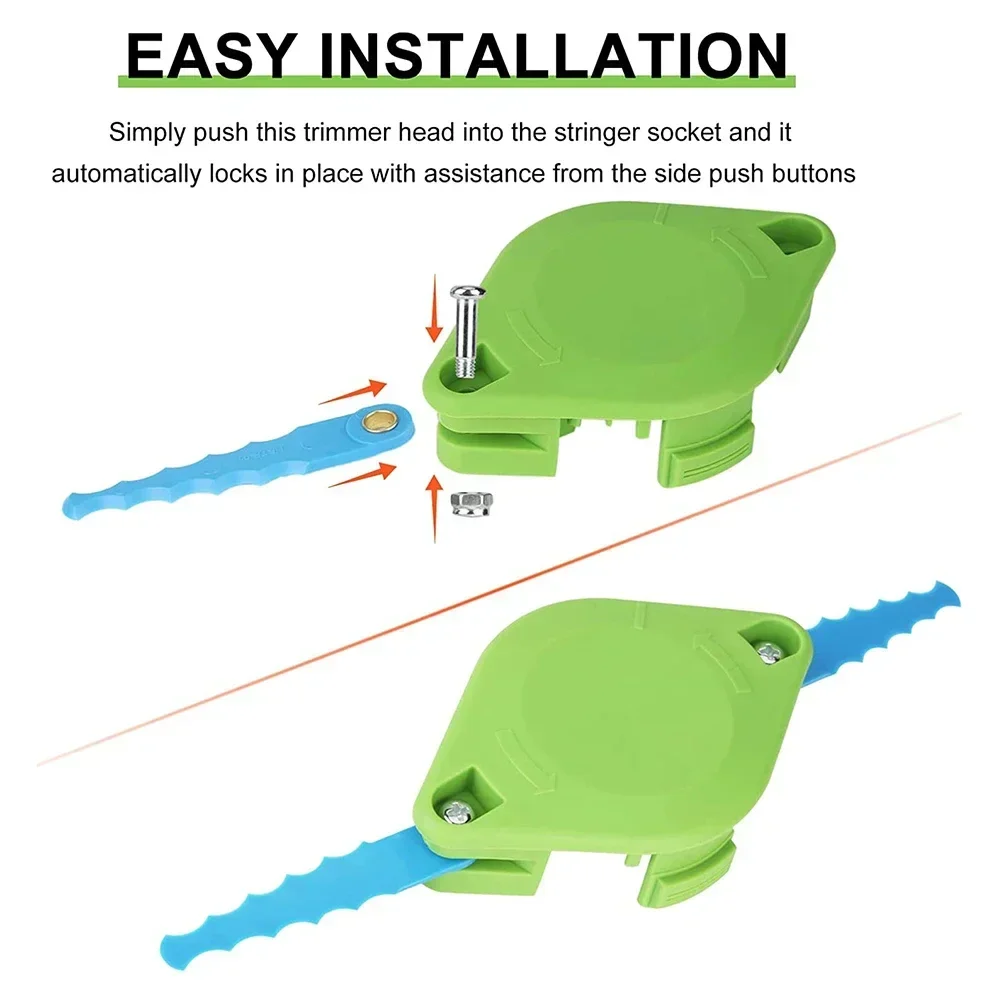 Лезвия триммера для Greenworks долговечность фиксированные двойные лезвия