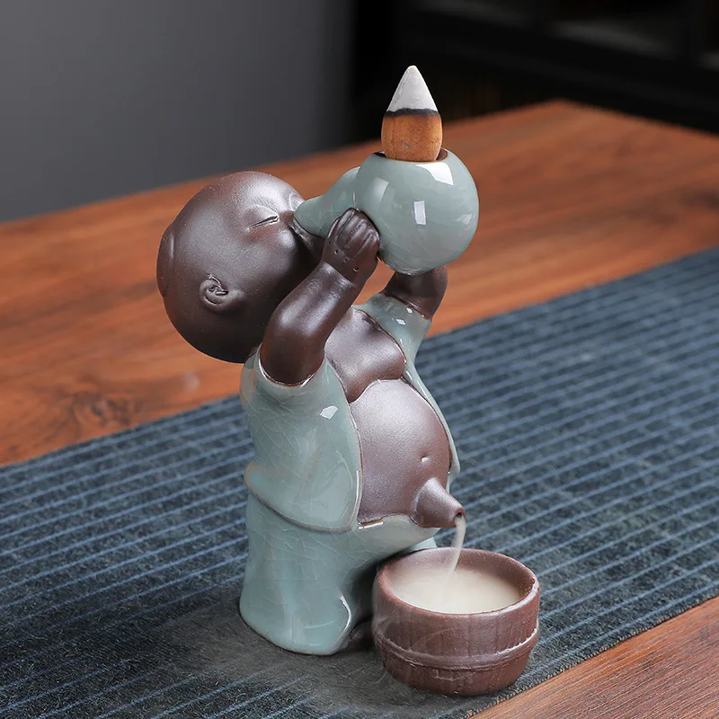 

Creative Brother Kiln Backflow Incense Burner Ice Crack Incense Incense Incense Incense Zen Incense Decoration Waterfall Incense