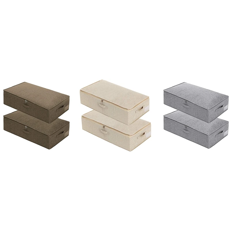 Акция! 2 шт. сумка для хранения одежды с ручками складной ящик большой емкости под