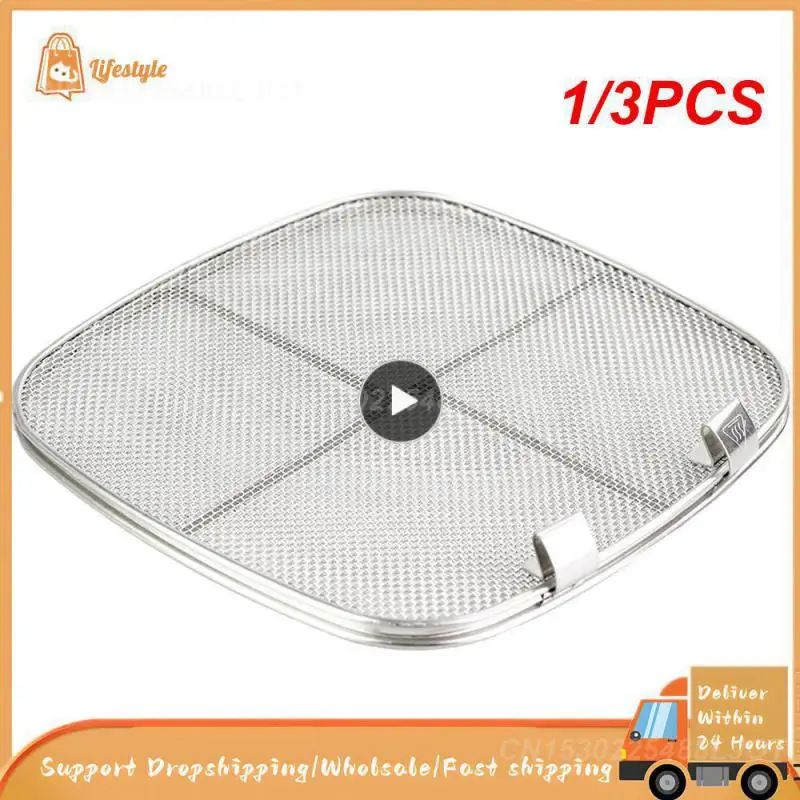 1/3 шт. многоразовый экран из нержавеющей стали для гриля AG301