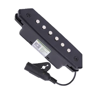 6.5mm Interface Double Knob Adjustment Guitar Pickup Professional Noise Reduction Live Portable No Drilling Indoor Outdoor
