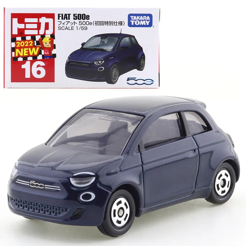 Takara Tomy Tomica № 16 Fiat 500e (первая специальная спецификация) автомобиль 1:64 модель