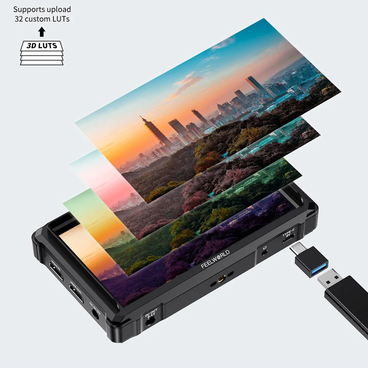 Фото FEELWORLD FW568 PRO Встроенный монитор для камеры 4K 60 Гц 6