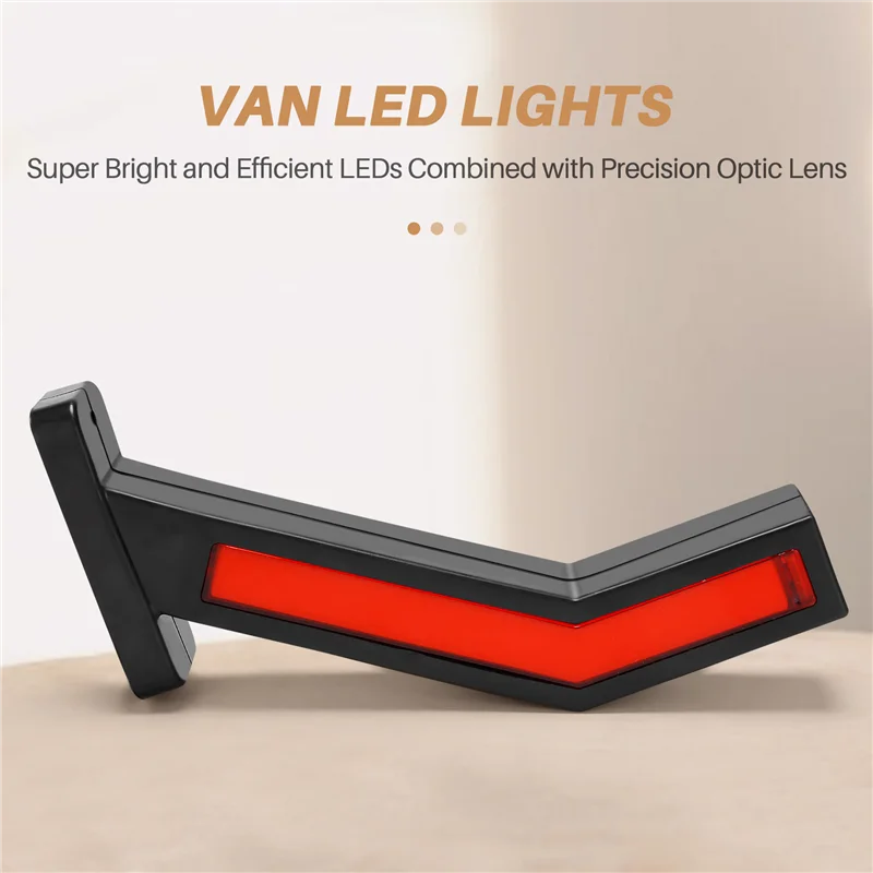 2 шт. 33 светодиодных индикатора для прицепа