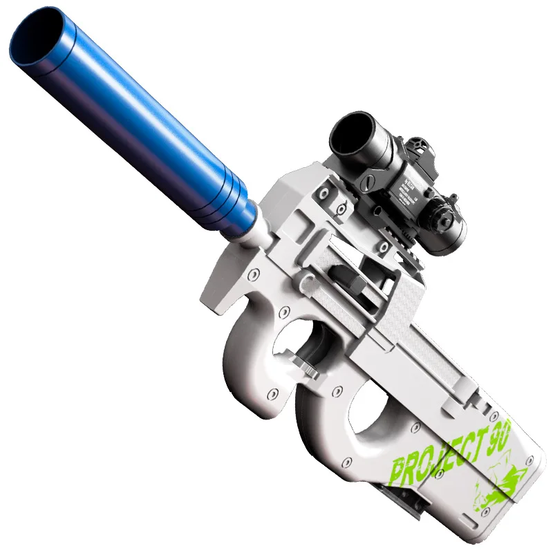 

New P90 Shell Ejection Gun Children's Toy Soft Bullet Gun Boy Simulation Manual Assault Rifle Outdoor Blaster CS Shooting Games