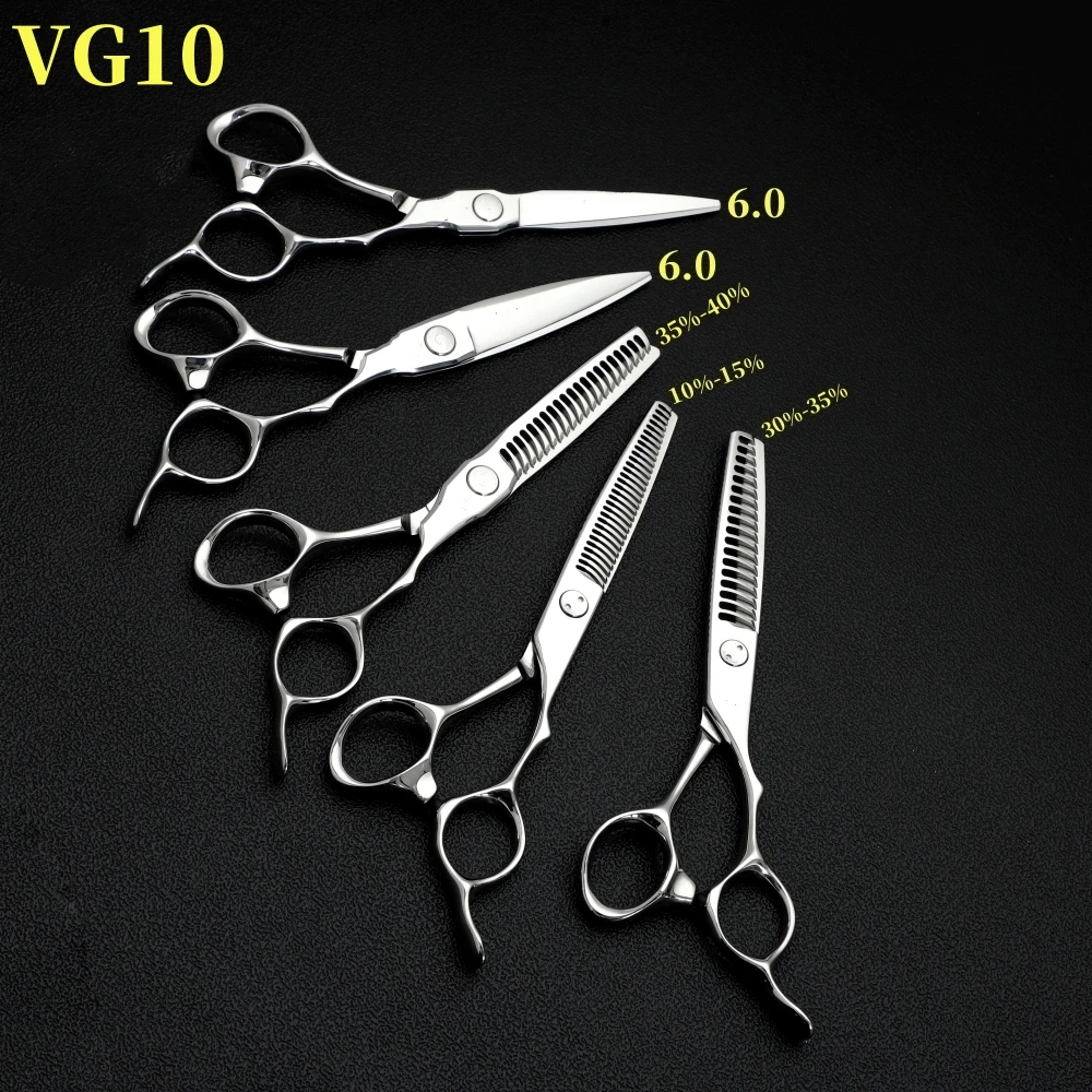 Профессиональные ножницы для тонких волос vg10 салонные высококачественные