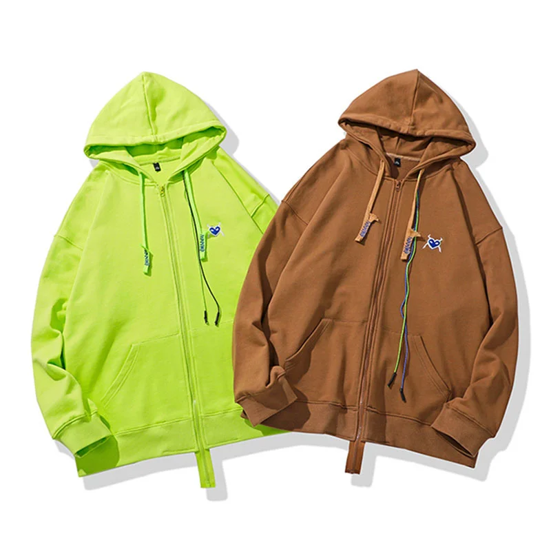 

Куртка мужская однотонная на молнии, с капюшоном, зеленая