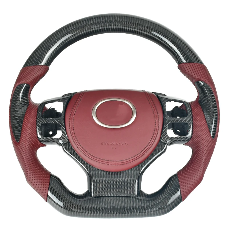 

Индивидуальное 100% углеродное волокно Автомобильное рулевое колесо для Lexus RCF IS ISF ES ES250 IS250 IS300