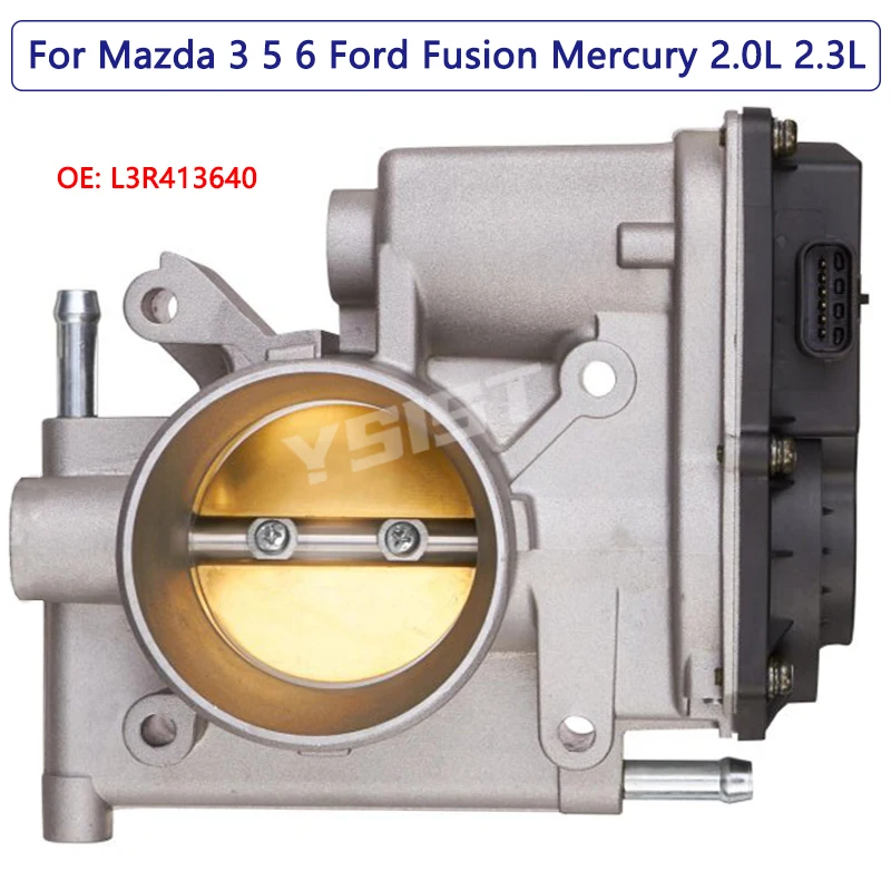 

55mm Throttle Body for Mazda 3/5/6 2.3L Non Turbo Body Acceleration L3R413640 L3G213640A L3G2-13-640A 6M8G-9F991-A 6M8G9F991A