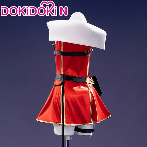 Косплей костюм Золотой Корабль DokiDoki-N красный женский