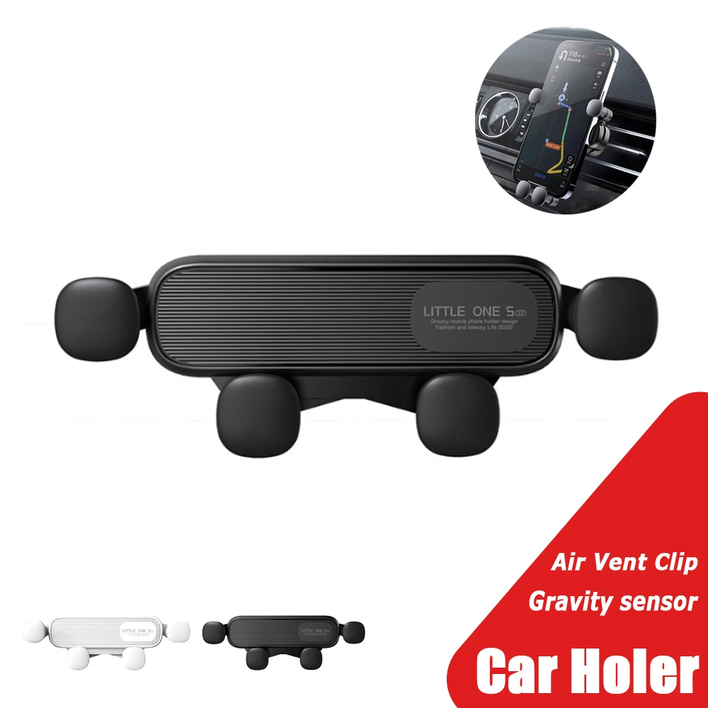

Universal Gravity Car Mobile Phone Holder Air Vent Clip Mount Stand GPS Bracket For iPhone 14 13 Pro Max Xiaomi 12 Samsung POCO