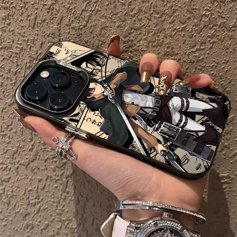 Чехол для телефона с аниме атака демонов На титанов iPhone 15 14 13 12 11 Pro Max Mini X XR XS SE 8 7 Plus