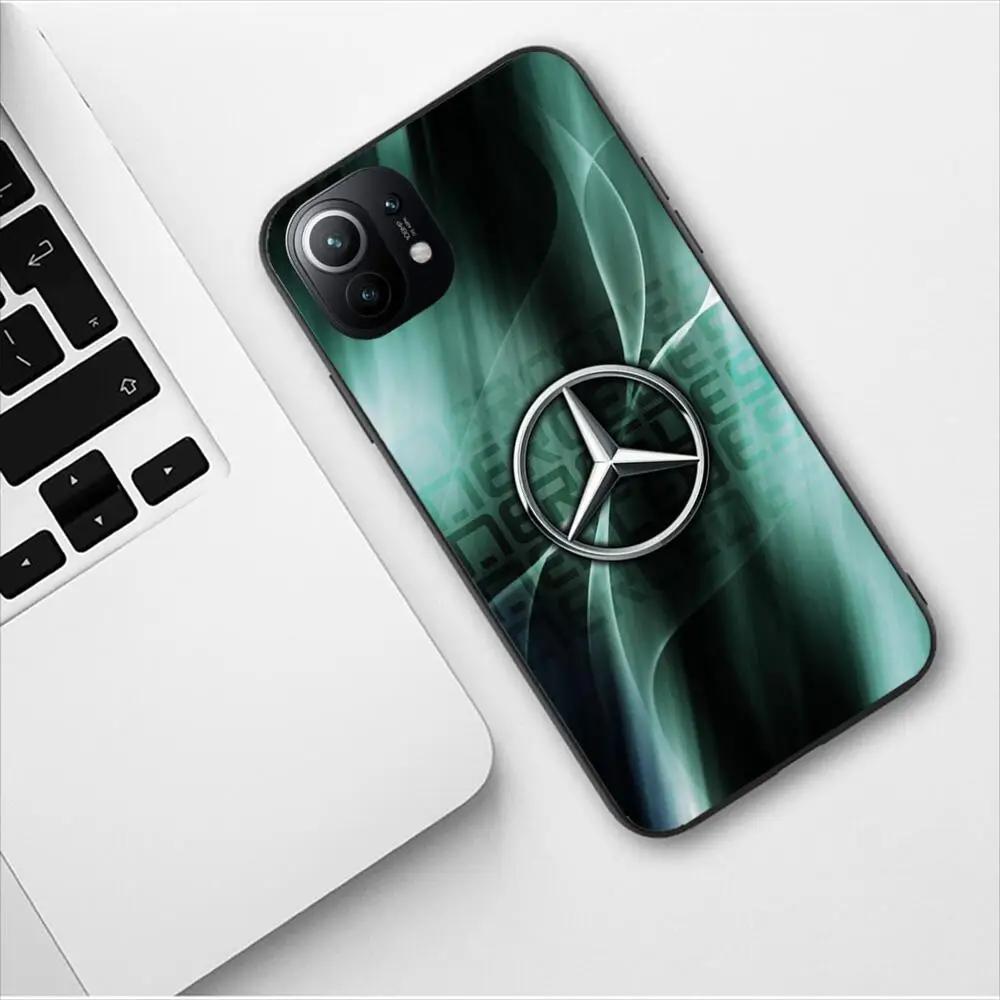 Luxury Car Mercedes Benz Phone Case For Xiaomi 13 12 11T 9 11 10C 9T 8 9SE 11i Lite Ultra Note10 Poco F3 M4 M3 Pro Soft Covers