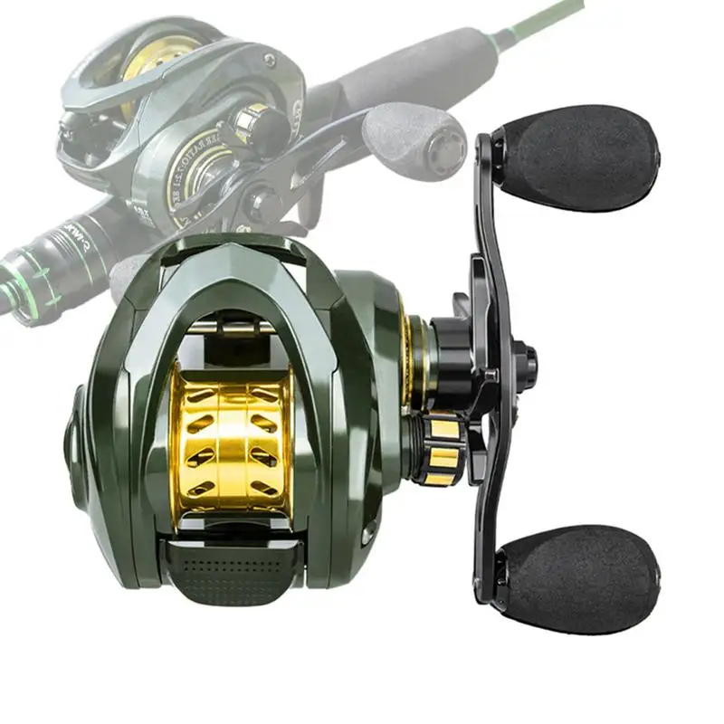 

Fishing Reel Fishing Wheel Reel Baitcasting Reels For Saltwater Or Freshwater Fishing Magnetic Brake Design Left / Right Hand