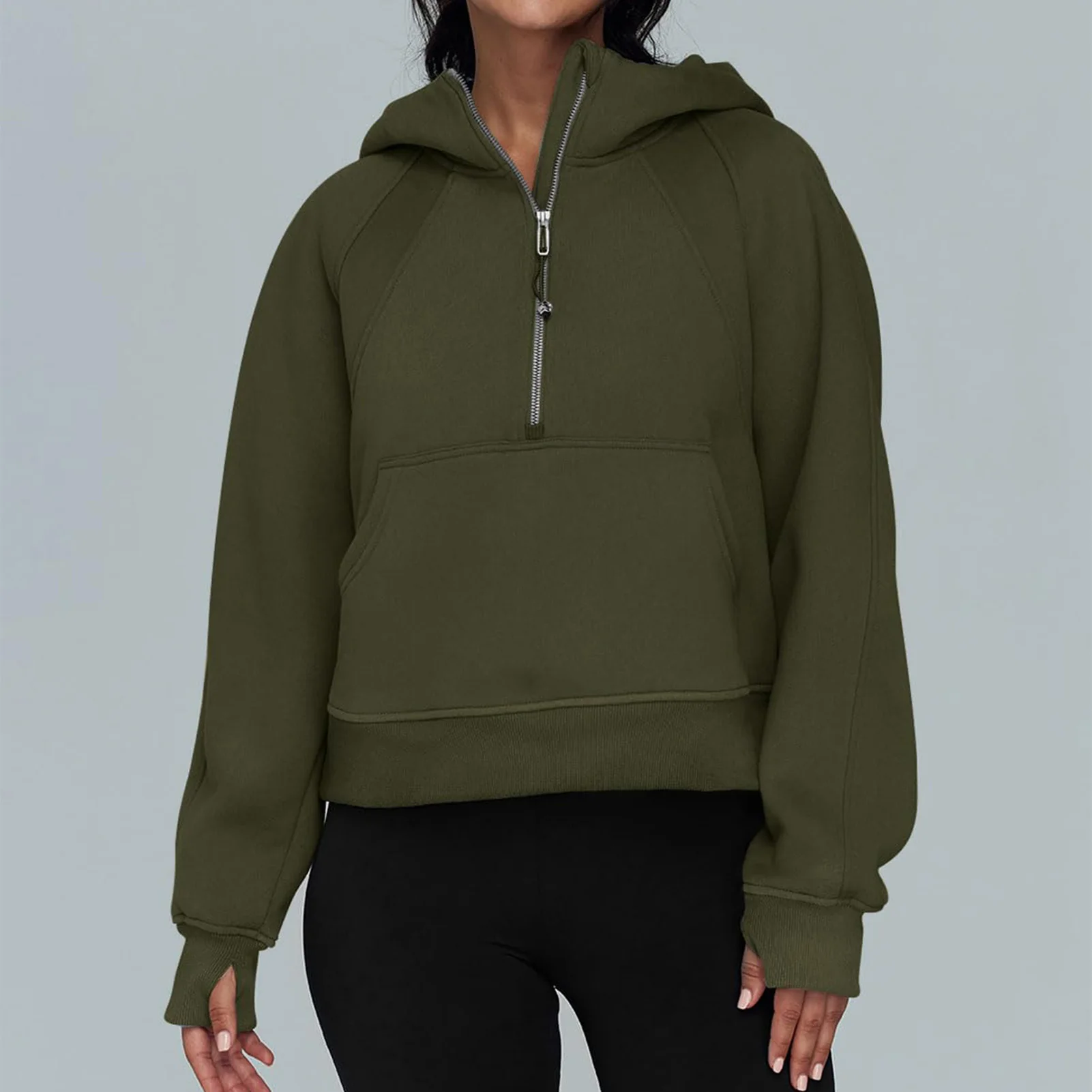 

Y2K Pullover Hooded Women Young Lady Fashion Harajuku Hoodie Lounge Trendy Fleece Sweatshirts Pullover with Pockets Clubwear