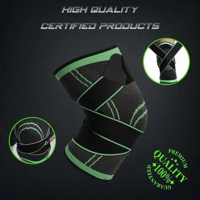 1/2 PCS Sports Fitness Gear Basketball Volleyball Knee Pads Women And Men Elastic Knee Support Braces Compression Sleeve 2