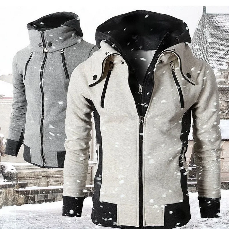 

Autumn Winter Hiking Hoodies Fleece Thicken Thermal Outdoor Hiking Jacket Men Casual Windproof Clothing Keep Warm Breathable