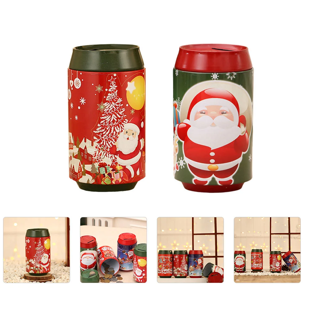 

Bank Christmas Money Savingpiggy Xmas Santa Jar Stuffer Stocking Box Gift Creative Change Pot Holiday Jars Year New Present