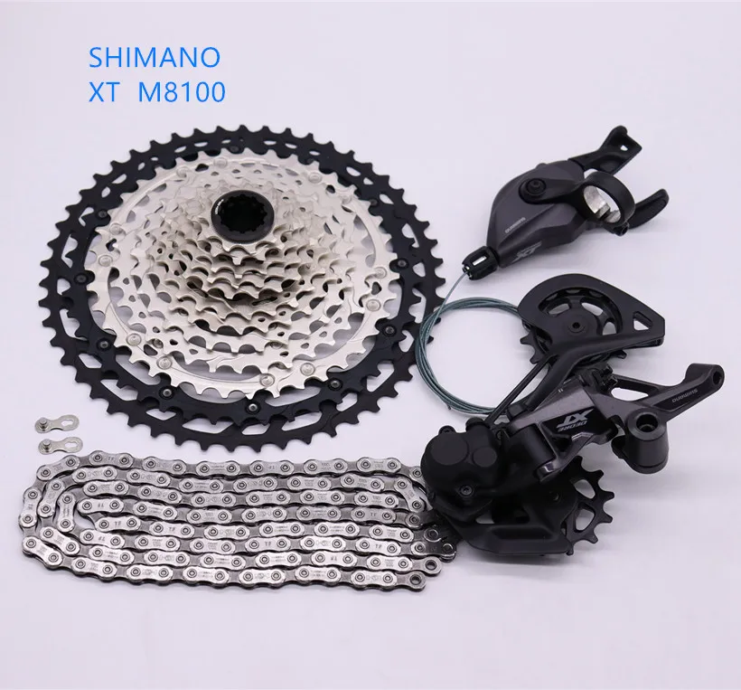 Переключатель передач SHIMANO XT M8100 комплект скоростей 1x12s 12 10-51T SL + RD CS HG задний - Цена: 22552.36