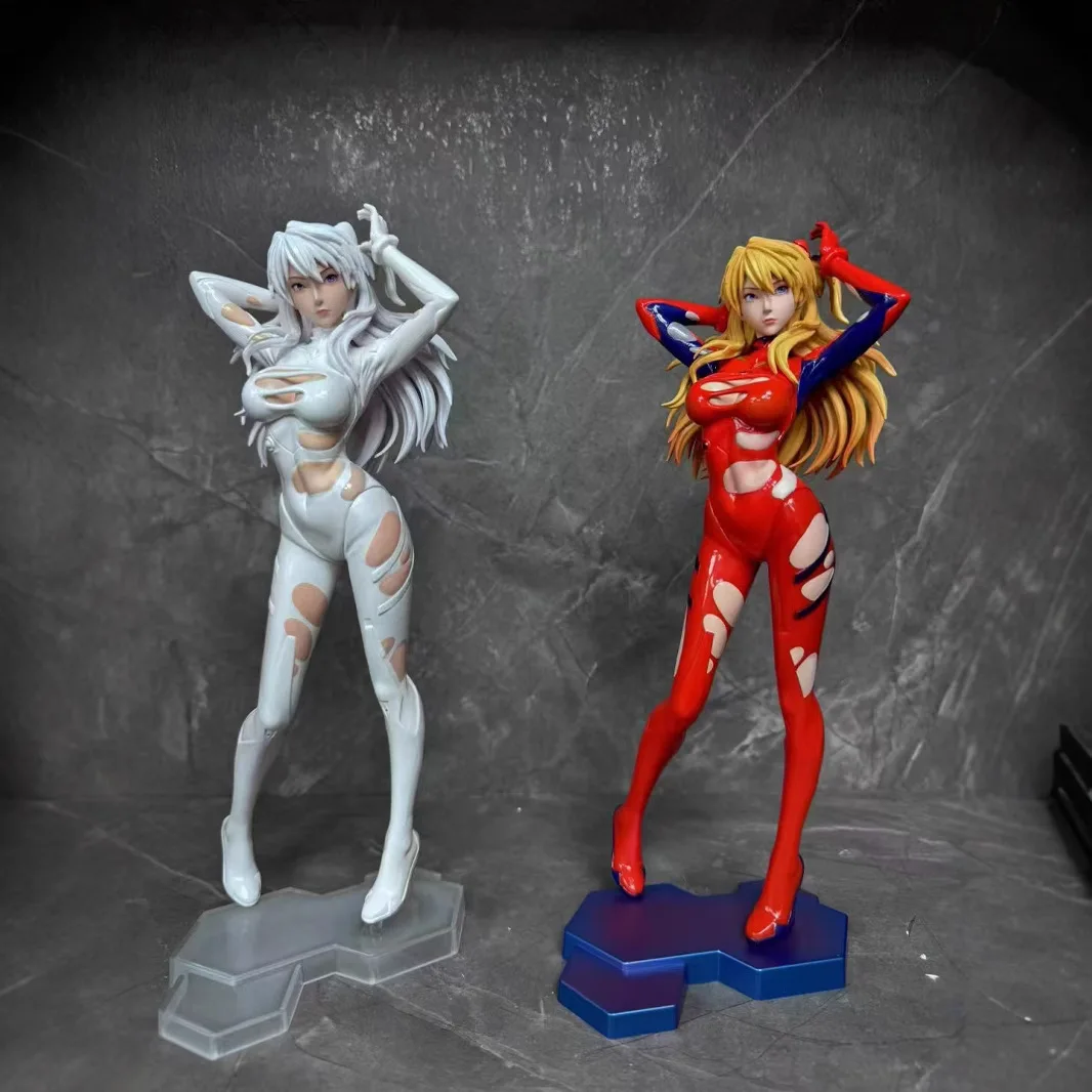 Фото 2 типа аниме EVA Asuka Langley Soryu стоячая поза фигурку ПВХ модель статуя кукла игрушка декор стола коллекция подарки №1