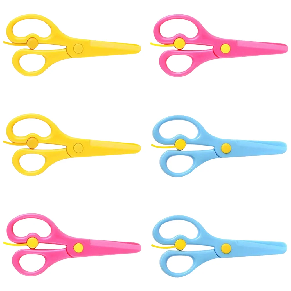 

Scissors Safety School Art Kids Crafts Beginner Kindergarten Scissor Work Tip Blunt Student Shears Craft Toddler Small Supplies