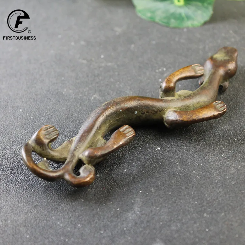 1 шт. Ретро латунные счастливые бриллиантовые миниатюры из чистой меди поделки