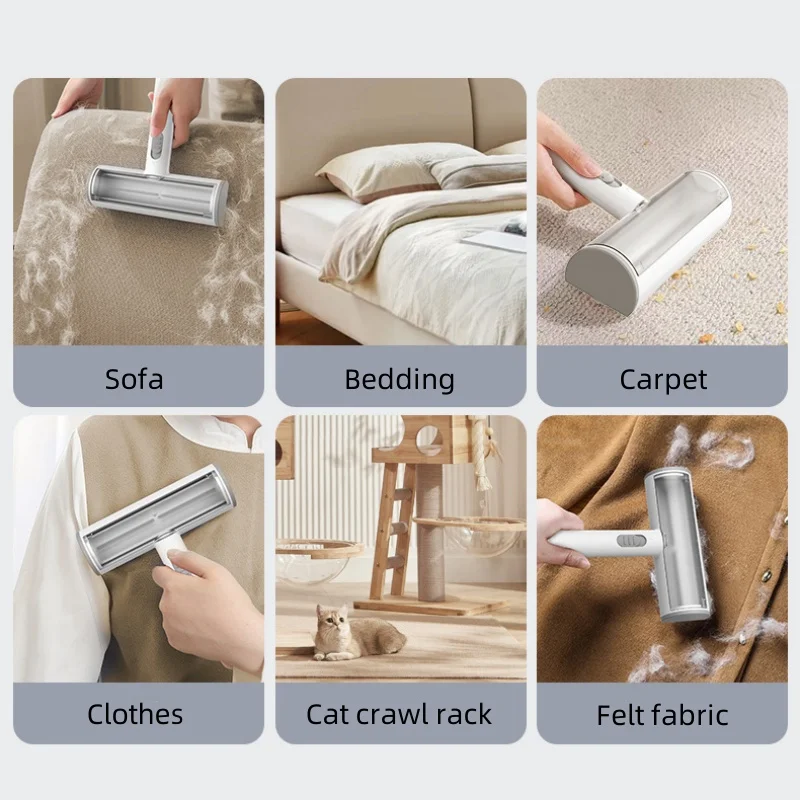 Большая роликовая щетка для собак Tacker. Средство удаления электростатической