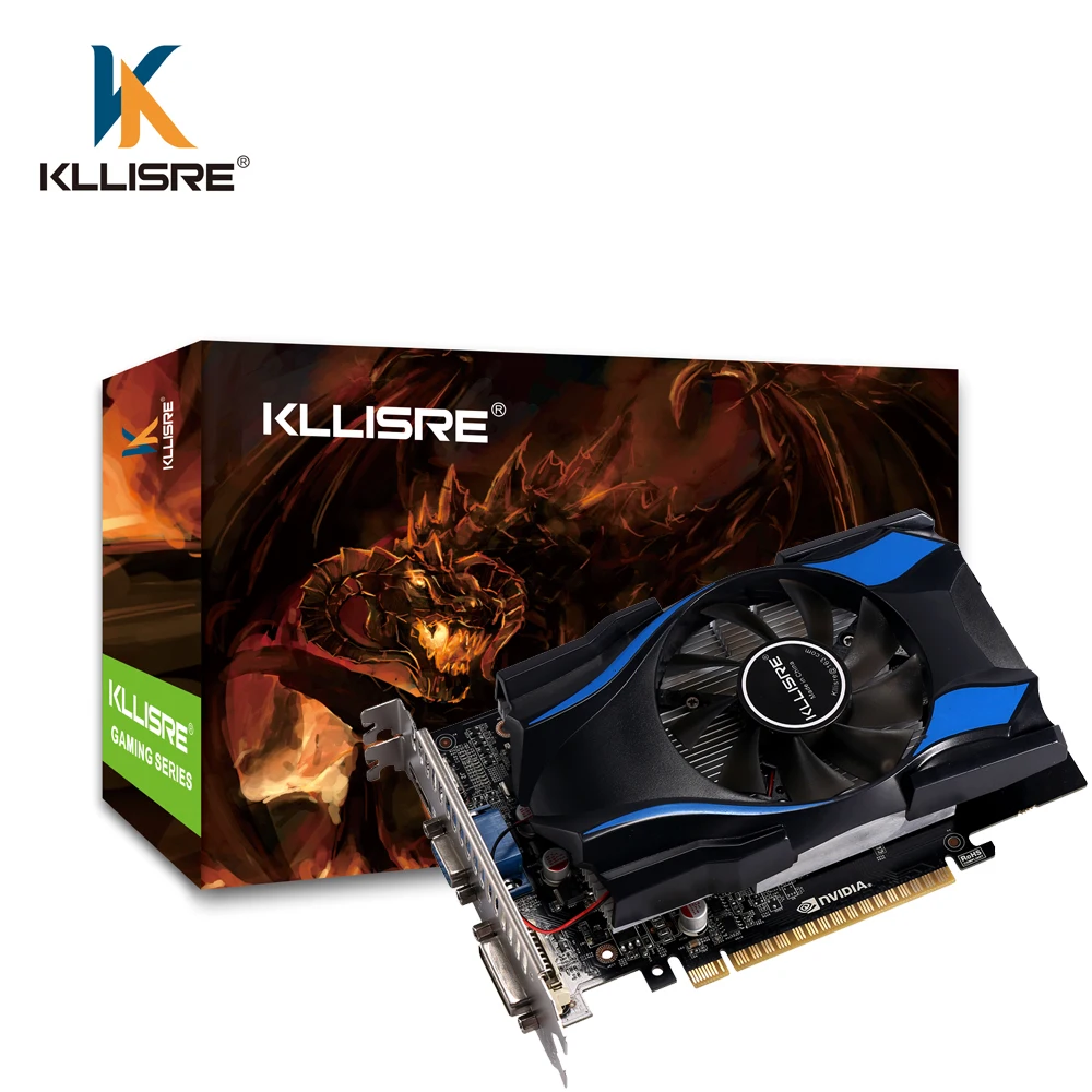 Kllisre Graphics Card GPU R7 350 2GB GDDR5 128Bit Independent Game PC Desktop PCI Express 2.0 R7-350 for ATI Radeon |
