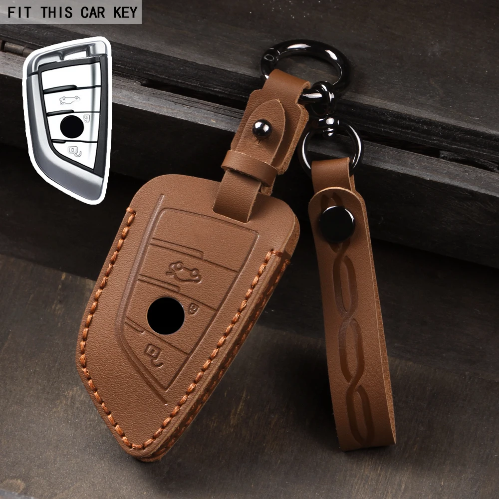 

Кожаный чехол для автомобильного ключа для Bmw F20 G20 G30 X1 X3 X4 X5 G05 X6 X7 G11 F15 F16 G01 G02 F48 Держатель корпуса Аксессуары