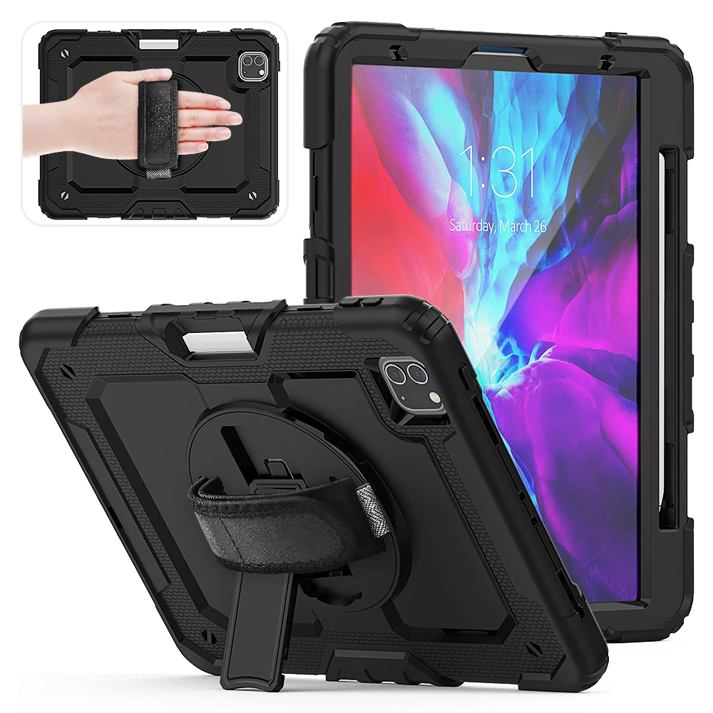 

Hand Strap Hard Case For Ipad Pro 11 2020 Shockproof Cover