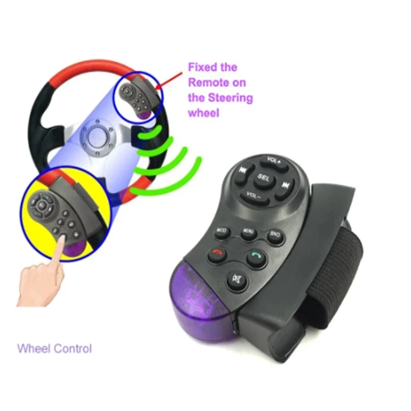 Автомагнитола 2 Din с сенсорным экраном 7 дюймов стереоприемником Bluetooth FM MP5 SD