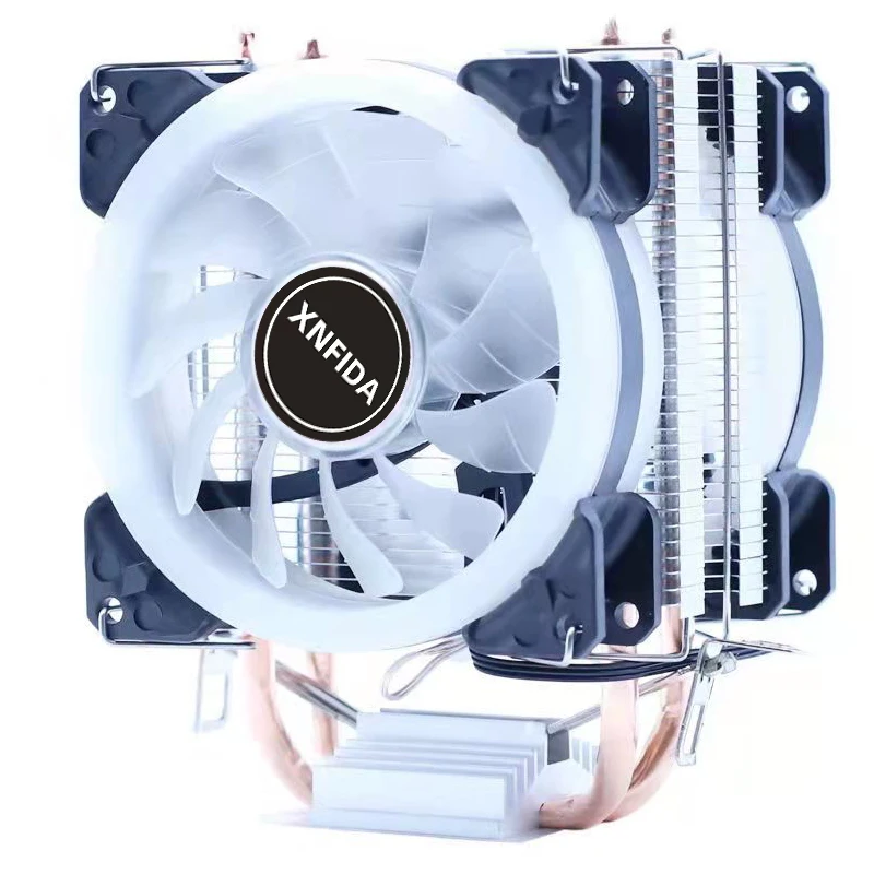 

Fans Cooler X58 X79 X99 AM3 AM4 Heatsink 2 Heat Pipe CPU Pure Copper Heat Pipe LGA 775 1155 1150 1151 1366 2011 Cooling Fan