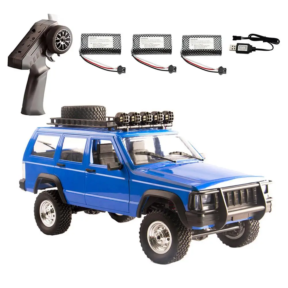 Mn78 1/12 2.4g Full Scale Cherokee Remote Control Car Four-wheel Drive Climbing Vehicle Rc Toys For Boys Gifts