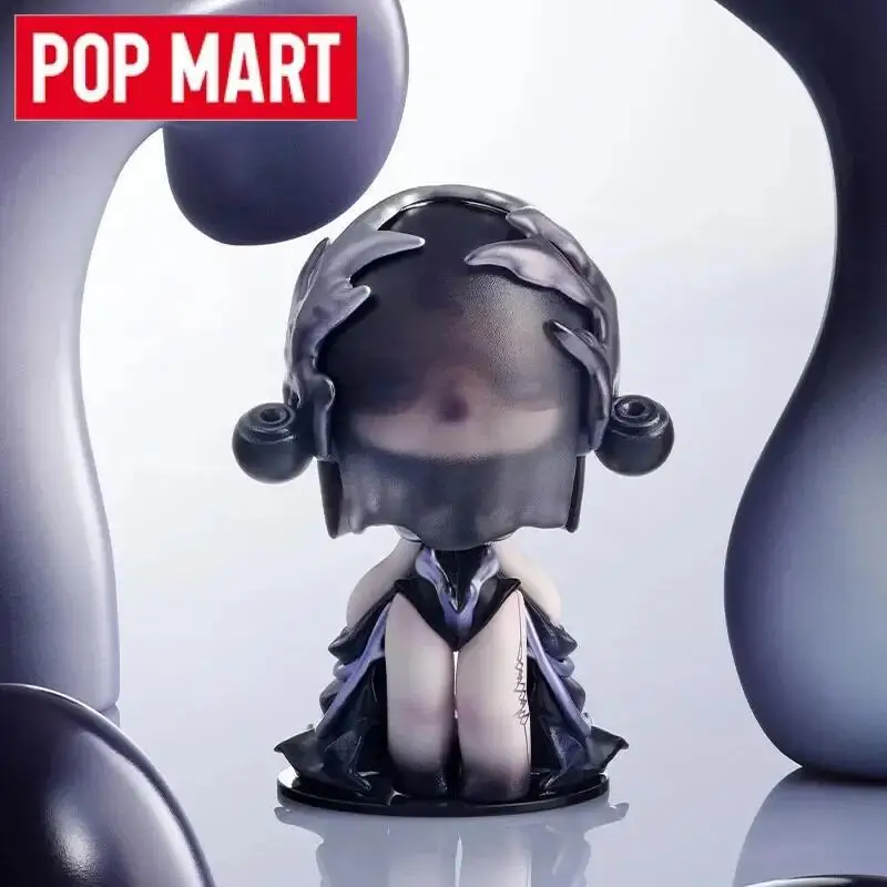 Фото POP MART Skullpanda The Sound Series: Загадочная коробка-сюрприз (Blind Box) — коллекционная фигурка, игрушка, кукла, милая аниме-фигурка, настольное украшение, подарок для девочек №1