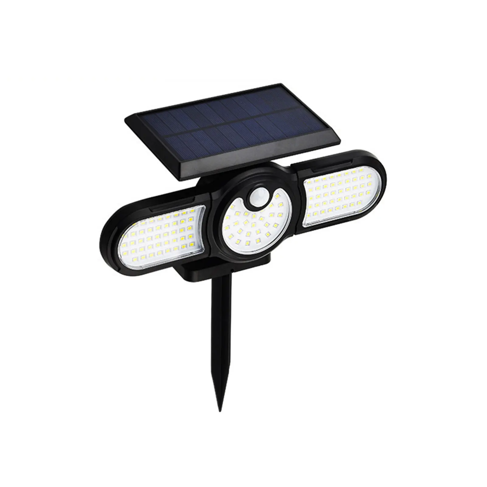 

LED Solar Outdoor Light 3 Heads Adjustable Solar Powered Path Lights for Courtyard Garden Patio Backyard
