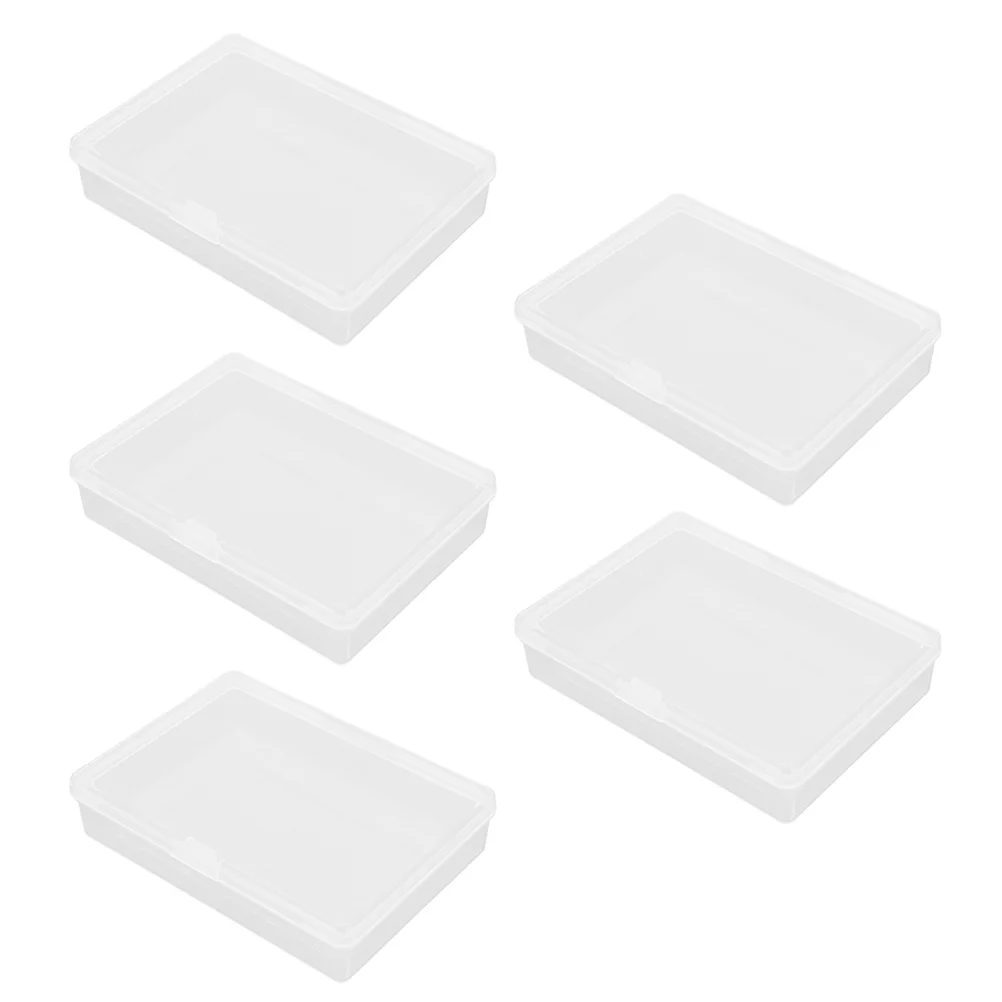 

Cards Storage Case Box Playing Poker Organizer Boxes Rectangular Emptycontainer Gaming Trading Game Aming Deck Holder Clear