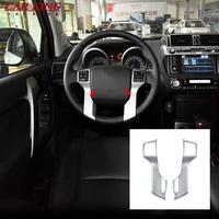abs matte for toyota land cruiser 150 prado lc150 fj150 2010 2018 interior steering wheel cover trim car styling accessories