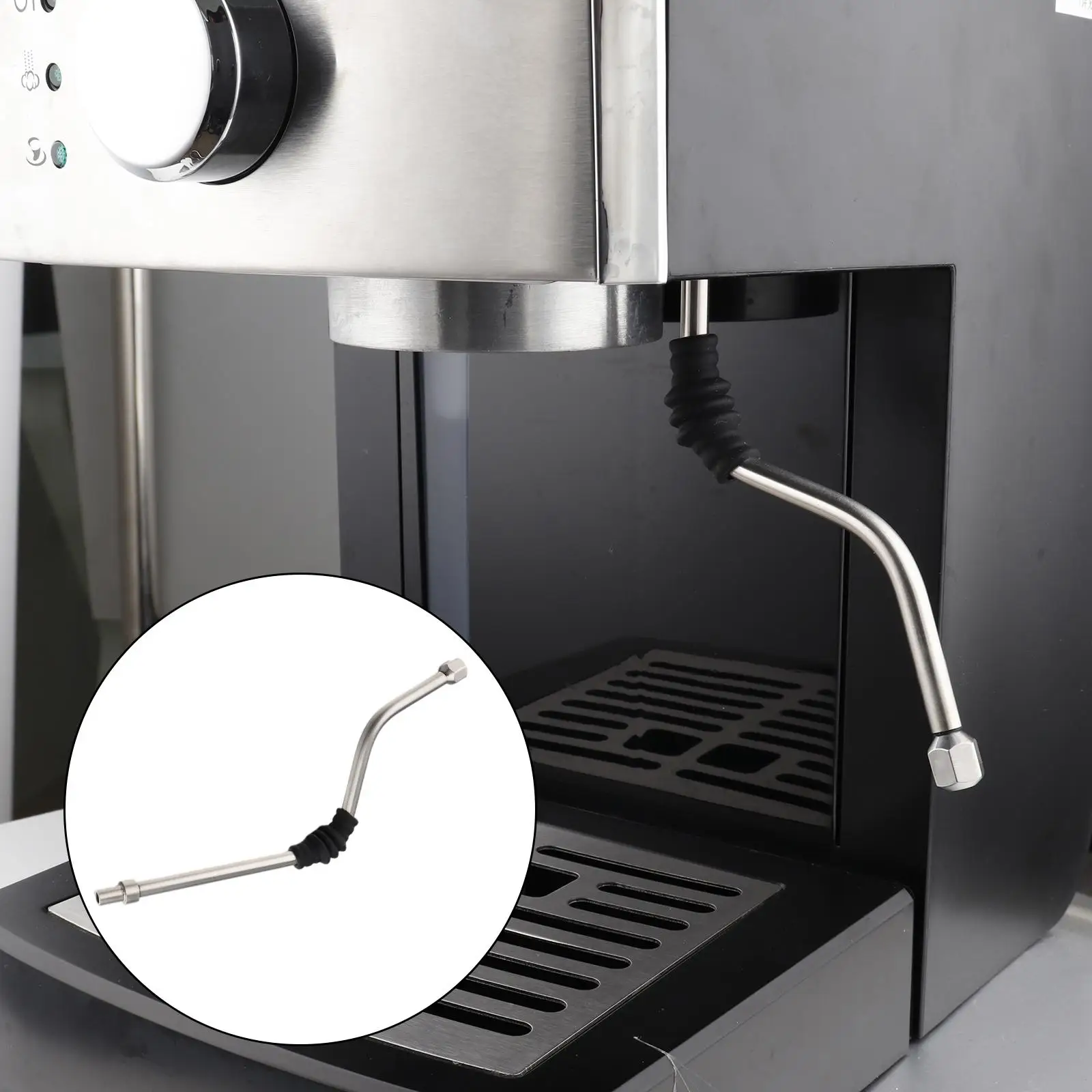 Classic Steam Wand Replaces Tube Conversion Kit for Gaggia Viva Coffee Espresso Machine |