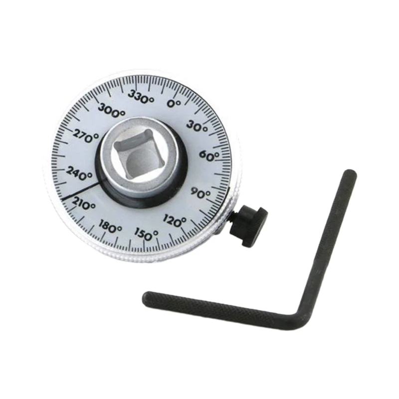 

1/2" Angle Meter Measure Torque Angle Gauge 360 Degrees Angle Rotations Measurer