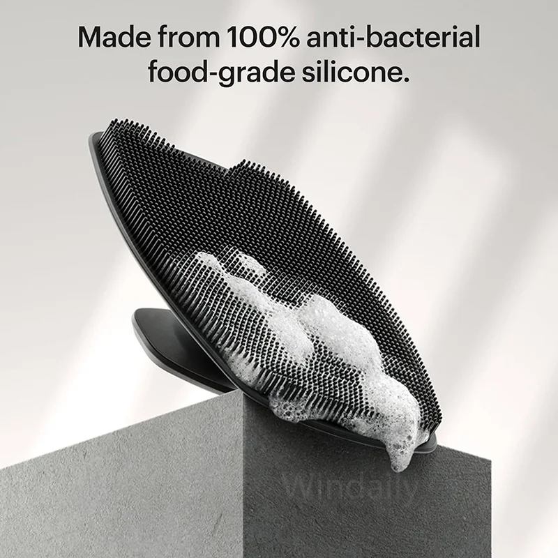 Силиконовый скребок для тела нескользящий лица ручная щетка чистки мужчин и