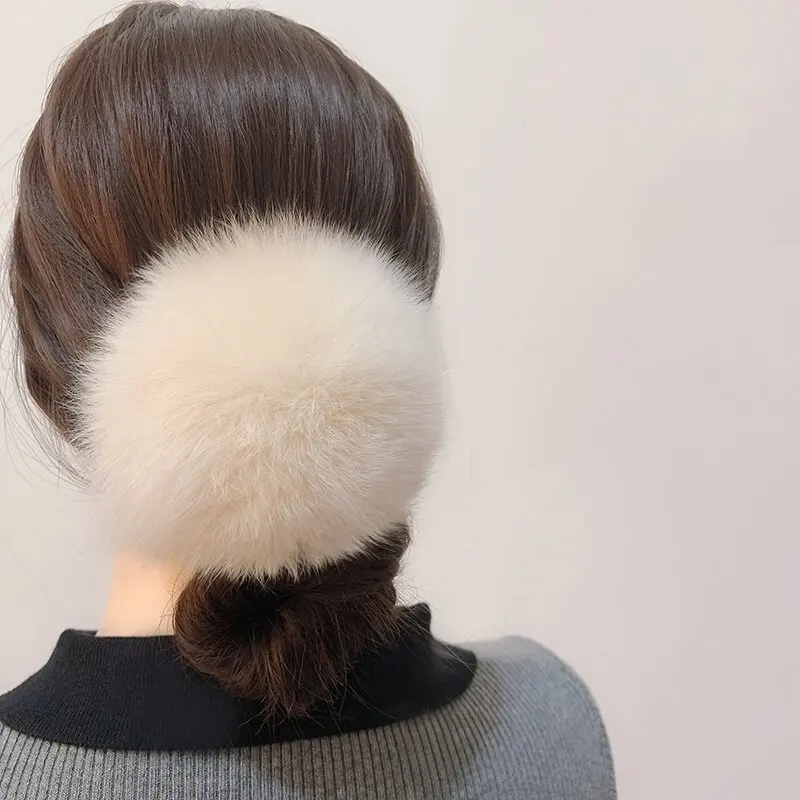 Корейская плюшевая веревка с шариковой головкой шарик из натурального лисьего