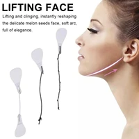 40pcsset invisible thin face stickers v shape face facial line wrinkle sagging skinface lift up fast chin adhesive tape