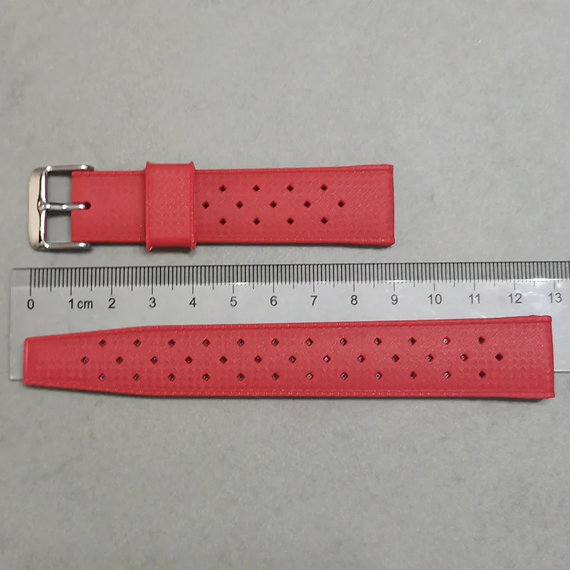 High Quality Premium-Grade Tropic Rubber Watch Strap 20mm 22mm For S-eiko SRP777J1 Watch Band Universal Bracelet Black Color