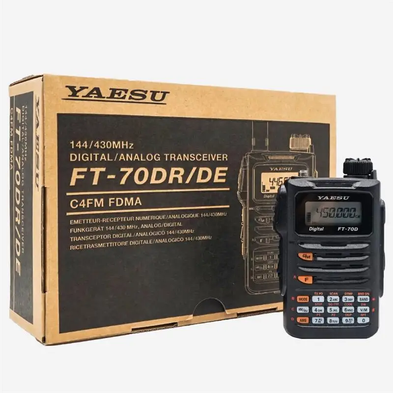 Yaesu FT-70DR 70D C4FMFM двухчастотная цифровая портативная рация (art.: 3920ccac461bf) - 3920ccac461bf