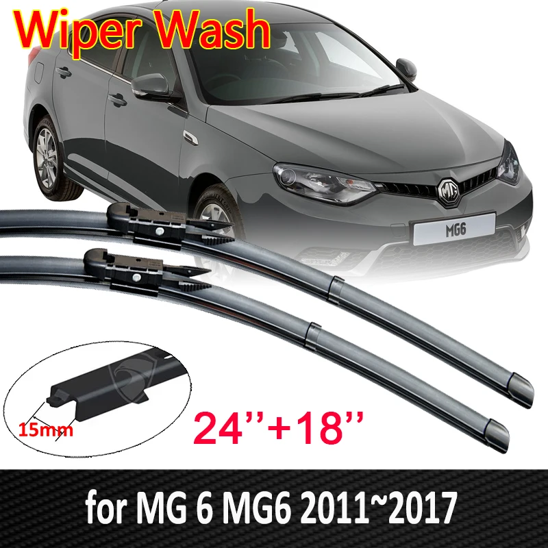 Car Wiper Blades for MG 6 MG6 2011 2012 2013 2014 2015 2016 2017 Front Windscreen Windshield Wipers Car Accessories Stickers