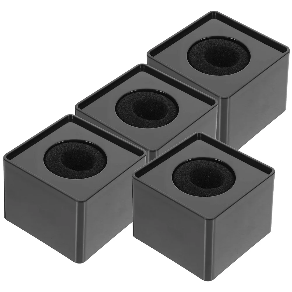 

4 Pcs Microphone Label Wireless Flag Station Holder Mini Accessories Logo Cube Customized Isolation